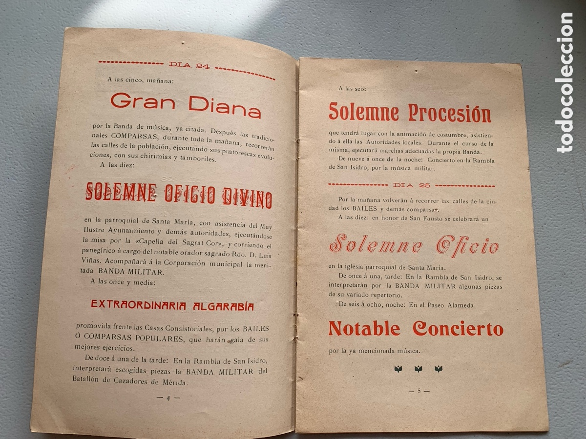 Coleccionismo: &bull;Programa de Fiesta Mayor IGUALADA 1910 - Foto 4