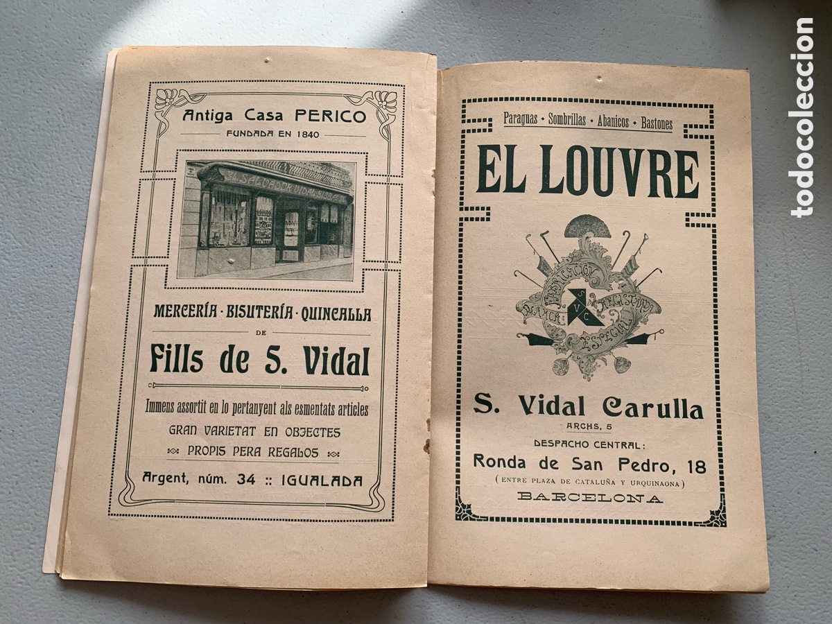 Coleccionismo: &bull;Programa de Fiesta Mayor IGUALADA 1910 - Foto 10