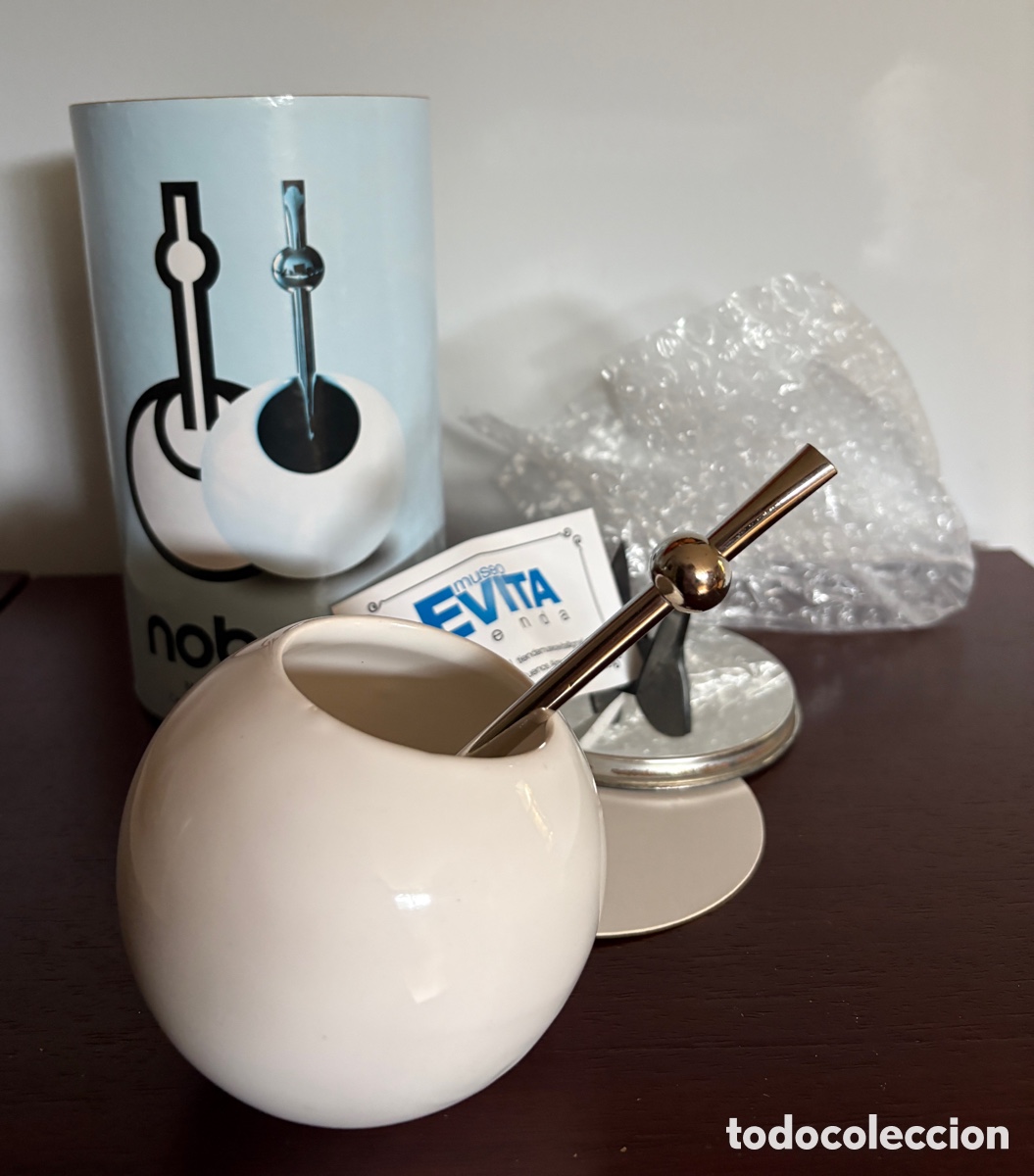 Colecionismo: (*025*) Mate de Cer&aacute;mica Gres Nobrand Ed. ORIGINAL 2010 (Nuevo, caja/yerbero) - Museo Evita