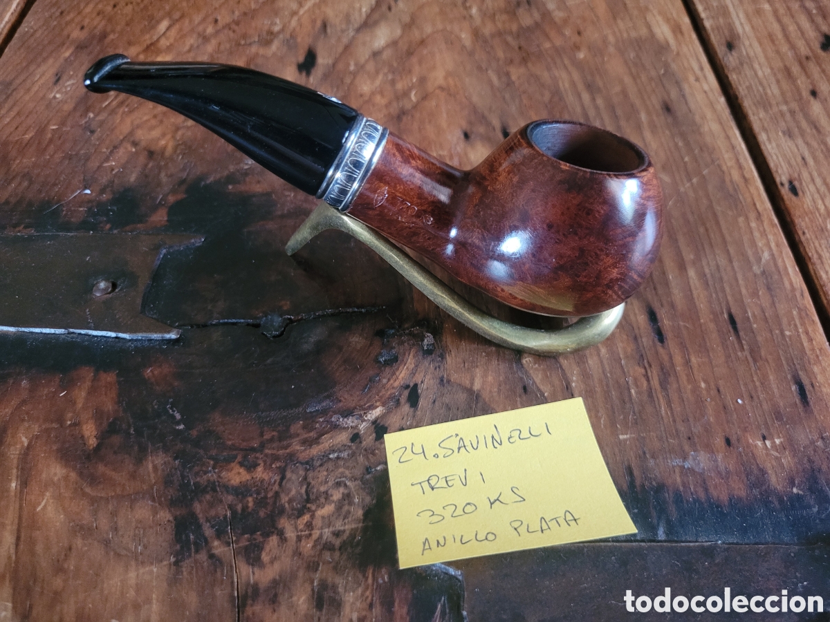 Coleccionismo: Pipa Savinelli Trevi aro plata
