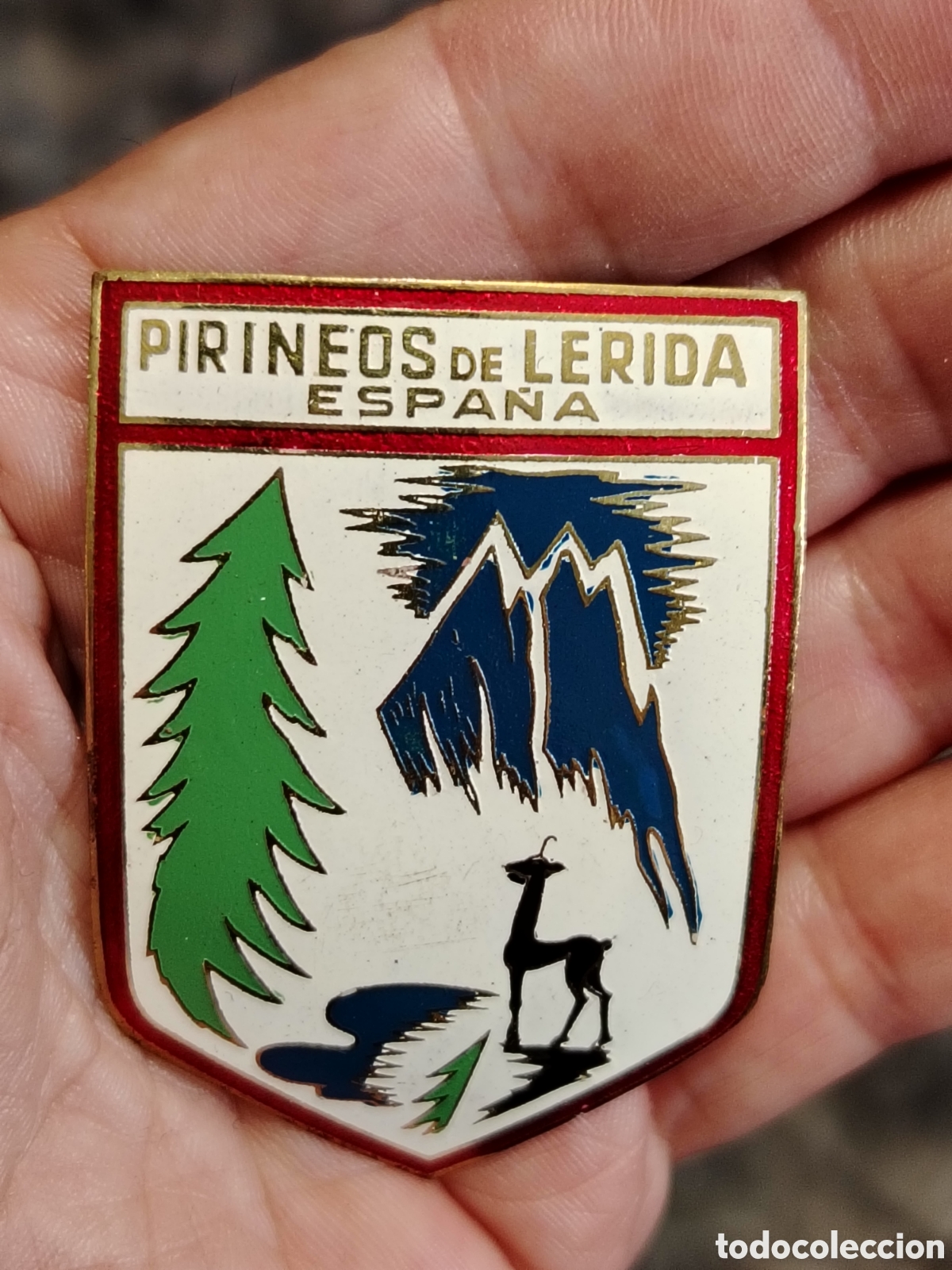 Coleccionismo: Chapa Pirineos de Lerida Espa&ntilde;a