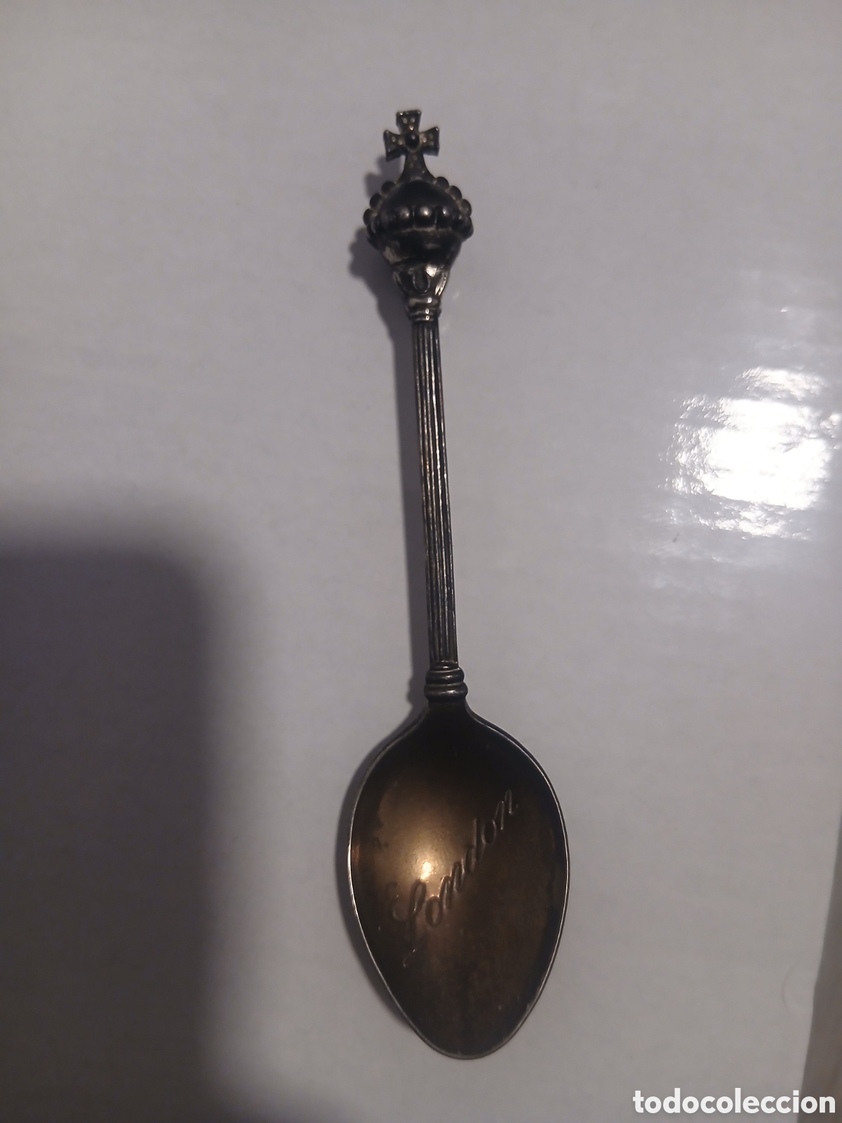 Coleccionismo: Cuchara de recuerdo antigua de Londres