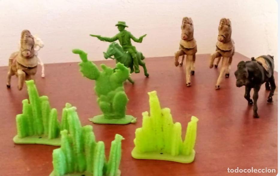 Coleccionismo: Antiguos CABALLOS+ CACTUS + JITENE - PU&Ntilde;AL
