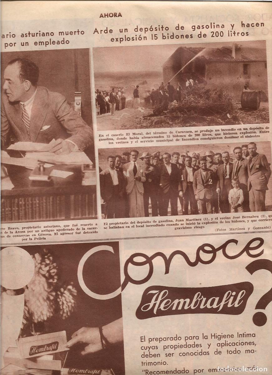 Coleccionismo: A&Ntilde;O 1933 RECORTE PRENS CARAVACA CASERIO EL MORAL JUAN MARTINEZ INCENDIO DEPOSITO GASOLINA 15 BIDONES