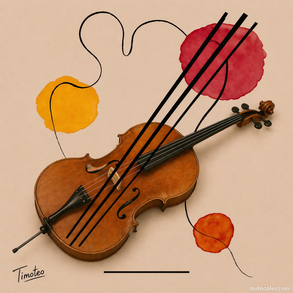 Coleccionismo: L&Aacute;MINA, DIBUJO, CUADRO.-STRADIVARI..H11..30x42 cm.