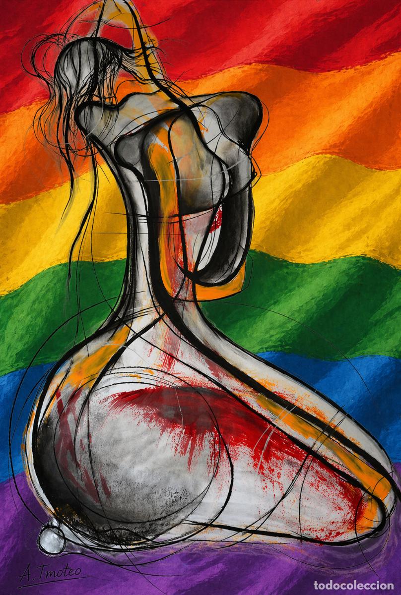Coleccionismo: L&Aacute;MINA, DIBUJO, CUADRO.-LLEG&Oacute; MI D&Iacute;A..H18..30x42 cm.-280g/m2.