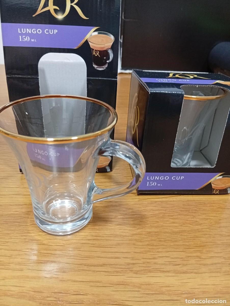Coleccionismo: lote de dos tazas de cafe lungo cup 150 ml de lor a estrenar