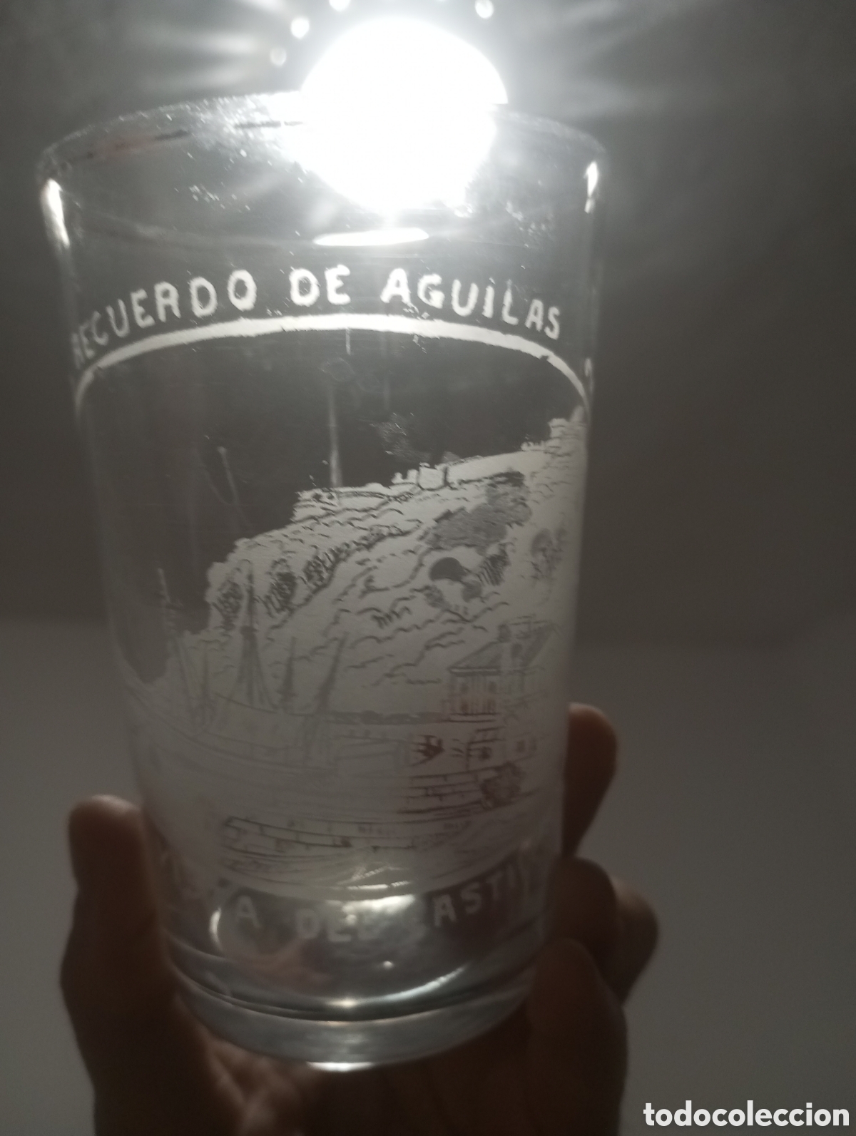 Coleccionismo: Vaso recuerdo de &Aacute;guilas Murcia