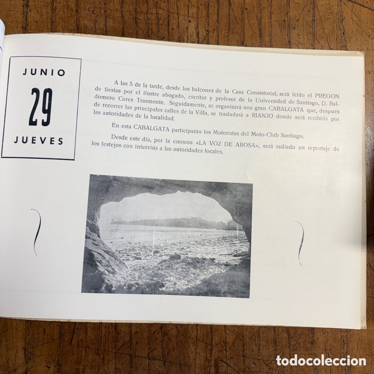 Coleccionismo: Programa de las fiestas de verano 1961, Boiro - Foto 4