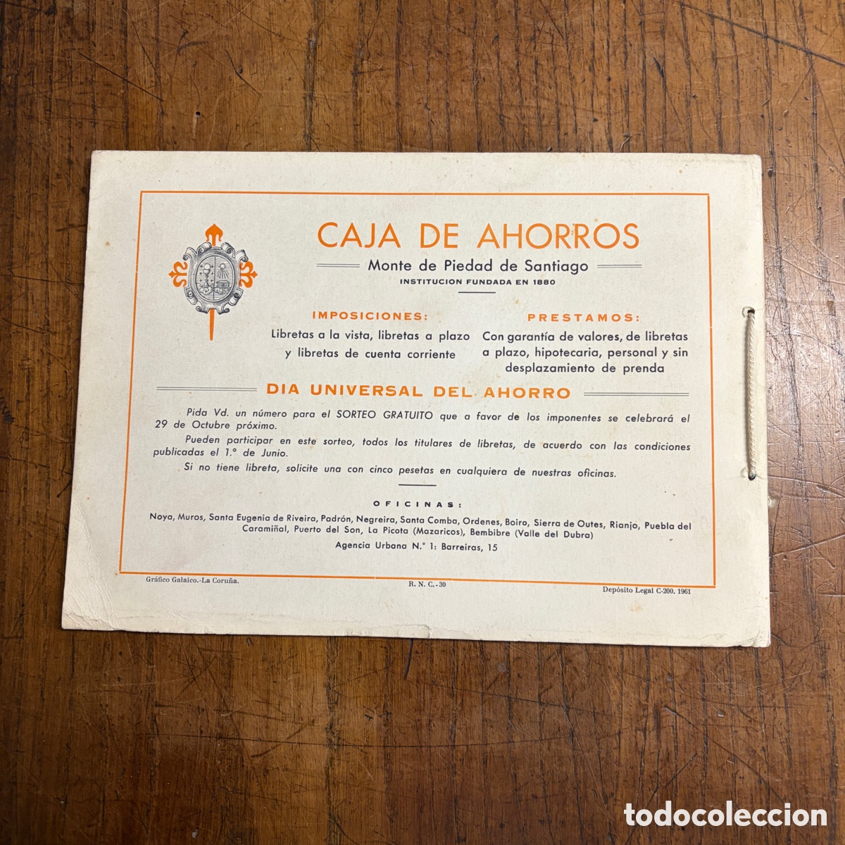 Coleccionismo: Programa de las fiestas de verano 1961, Boiro - Foto 5