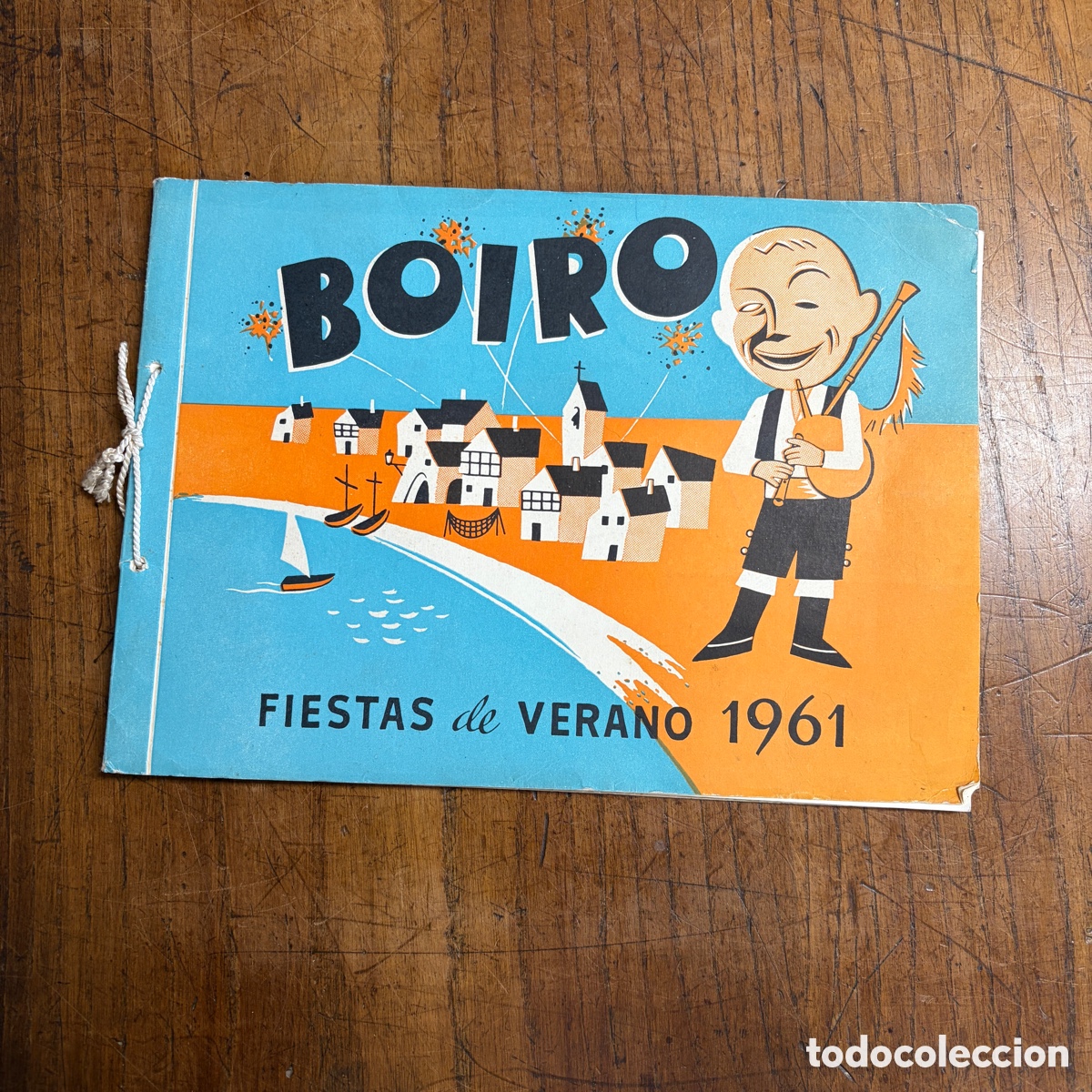 Coleccionismo: Programa de las fiestas de verano 1961, Boiro - Foto 1