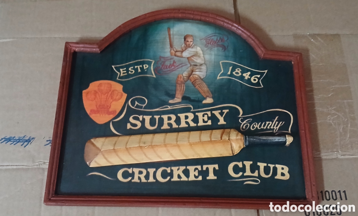 Coleccionismo: CUADRO DECORATIVO SURREY CRICKET CLUB