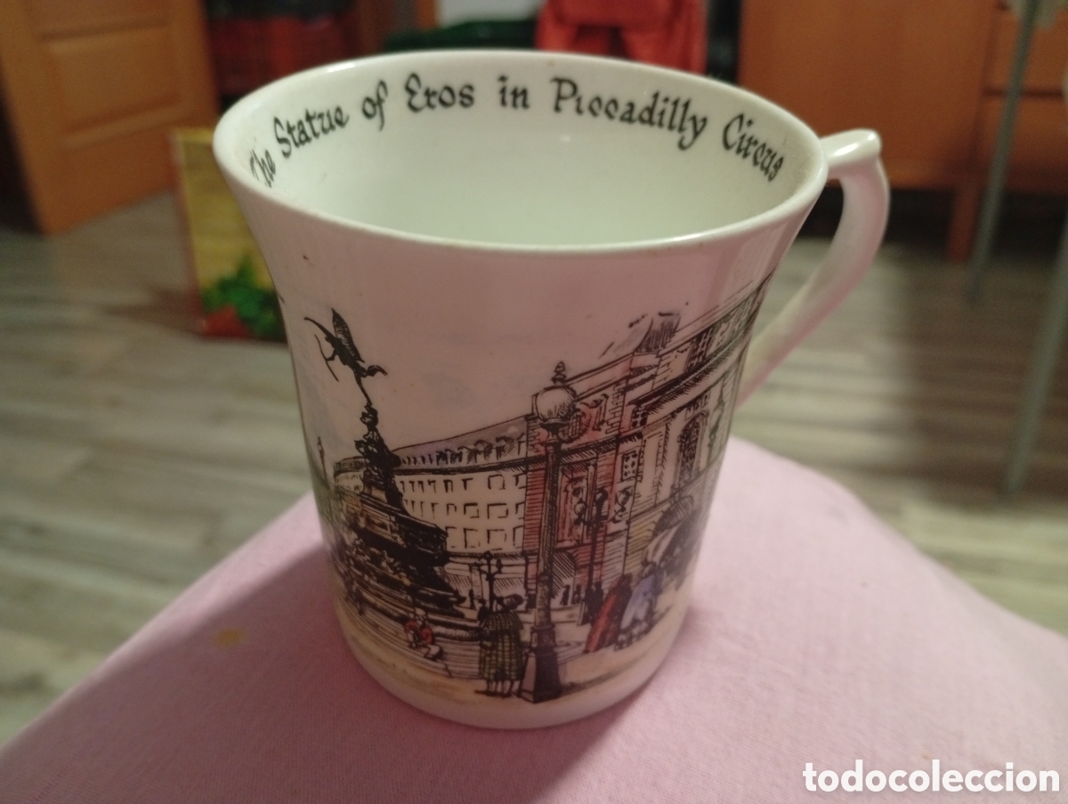 Coleccionismo: Taza marca quee's England perfecto estado