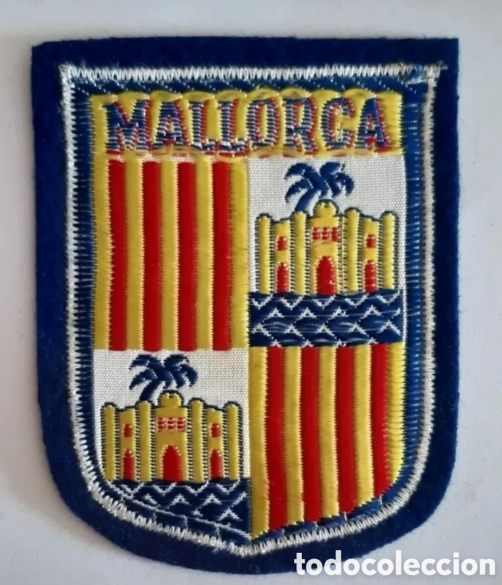 Coleccionismo: Escudo parche bordado souvenir tur&iacute;stico fieltro Mallorca Baleares