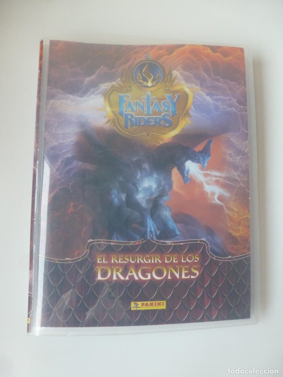Coleccionismo: EL RESURGIR DE LOS DRAGONES. FANTASY RIDERS. PANINI. TRADING CARDS. CASI COMPLETO