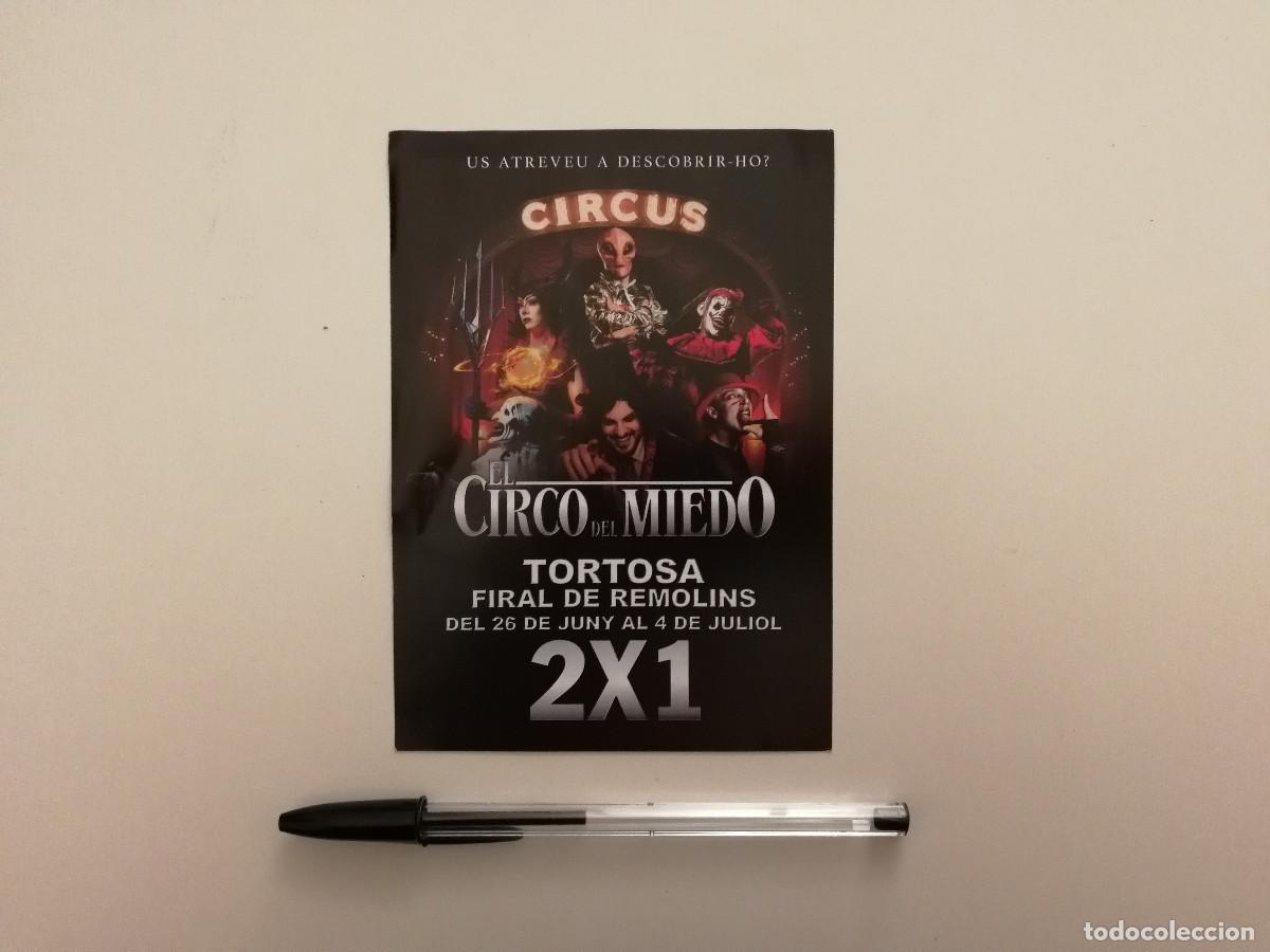 Coleccionismo: FOLLETO ORIGINAL -10*15- DEL MIEDO EL - CIRCO - CIRCUS