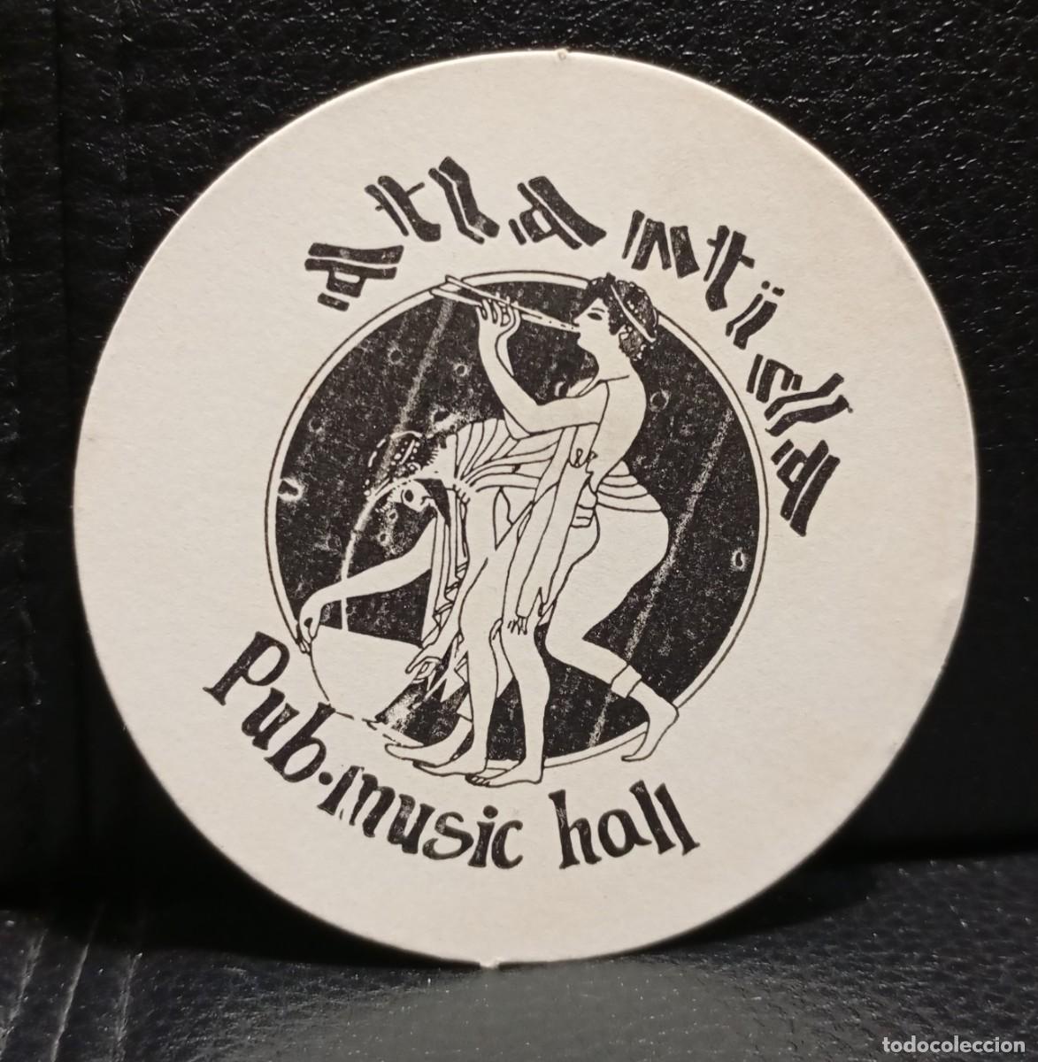 Coleccionismo: ATLANTIDA PUB MUSIC HALL - POSAVASOS - ALMERIA - CERVEZA - REFRESCOS - SIDRA - BITTER