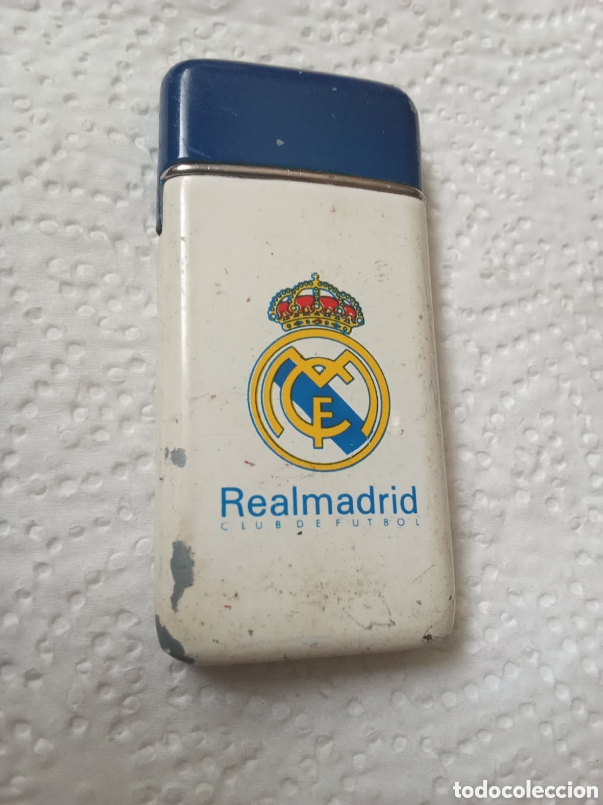 Coleccionismo: MECHERO ANTIGUO DEL REAL MADRID