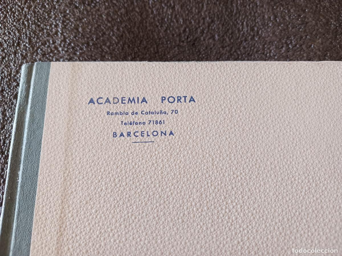Coleccionismo: libro de ejercicios de cal. mercantil de la acuarelista julia cabeza aguilera, academia porta 1952