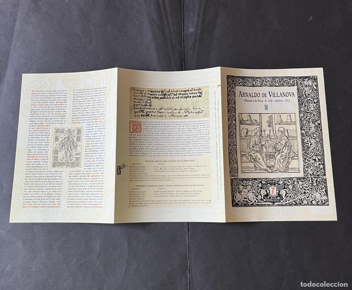Coleccionismo: Arnaldo de Villanova Triptico - Foto 2