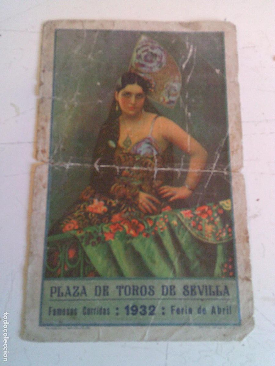 Coleccionismo: Programa plaza de toros de sevilla 1932