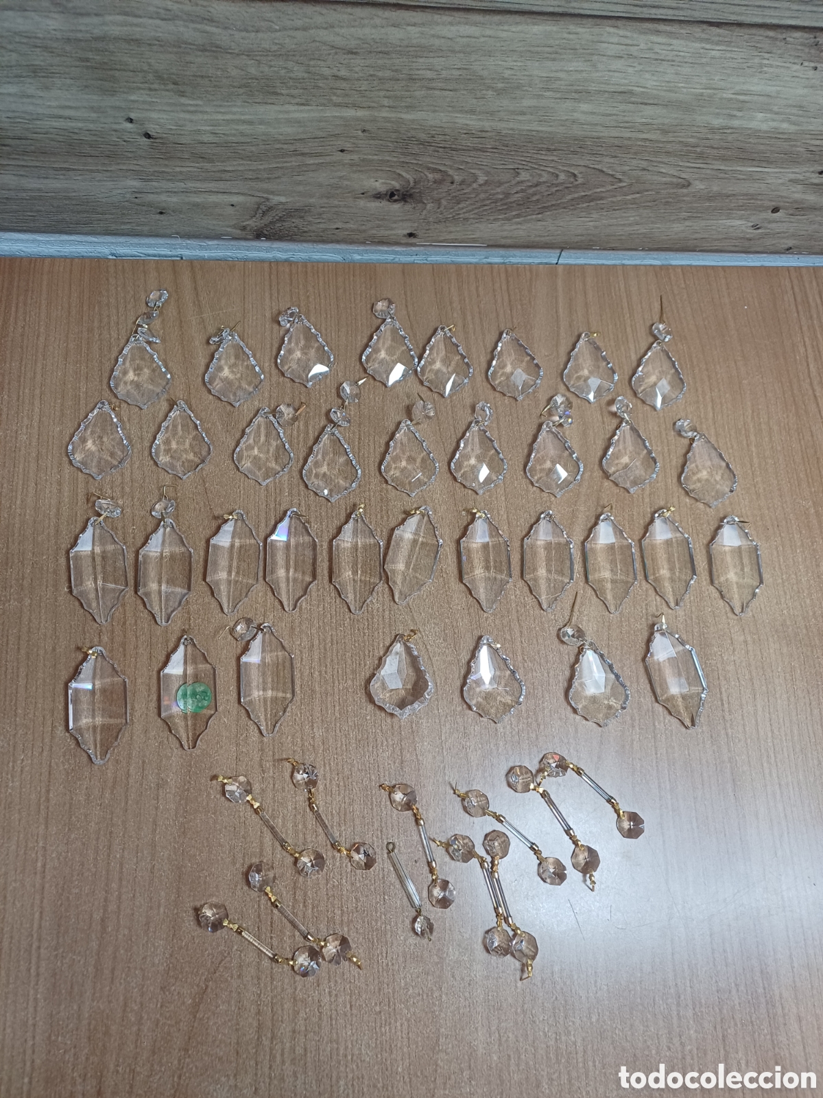 Coleccionismo: LOTE L&Aacute;GRIMAS DE CRISTAL PARA L&Aacute;MPARA