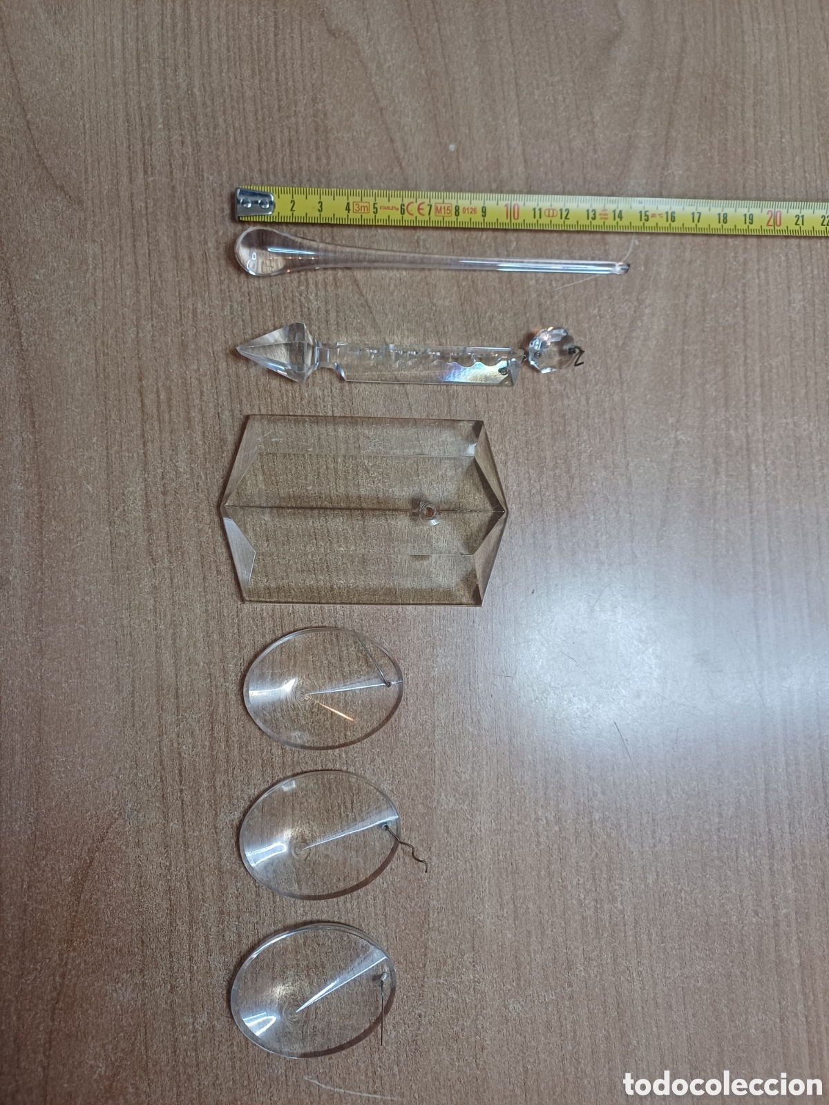 Coleccionismo: LOTE L&Aacute;GRIMAS DE CRISTAL PARA L&Aacute;MPARA