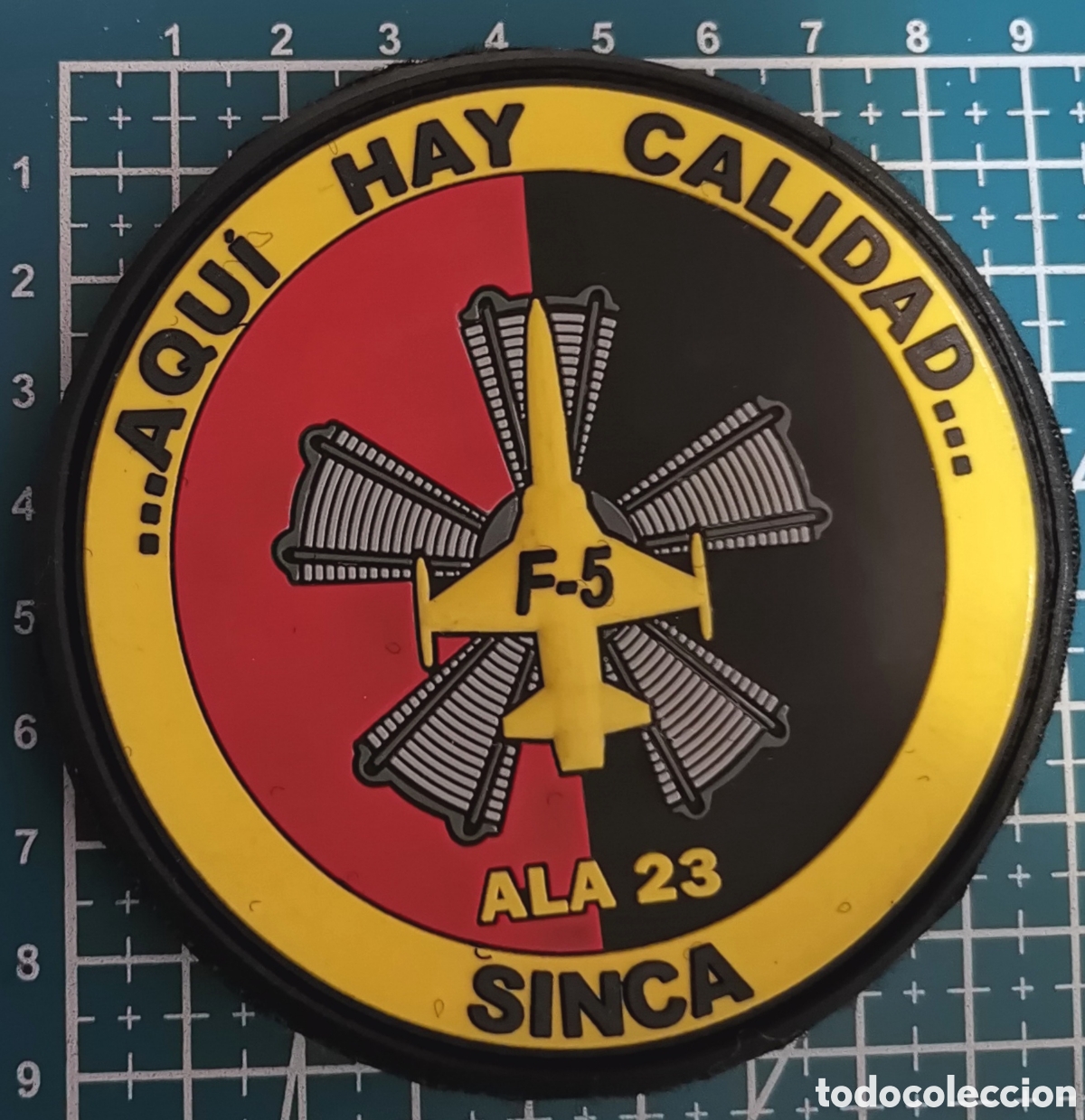 Coleccionismo: Parche goma ALA 23 SINCA SECCI&Oacute;N DE INGENIER&Iacute;A Y CALIDAD Base A&eacute;rea Talavera Real (Badajoz)
