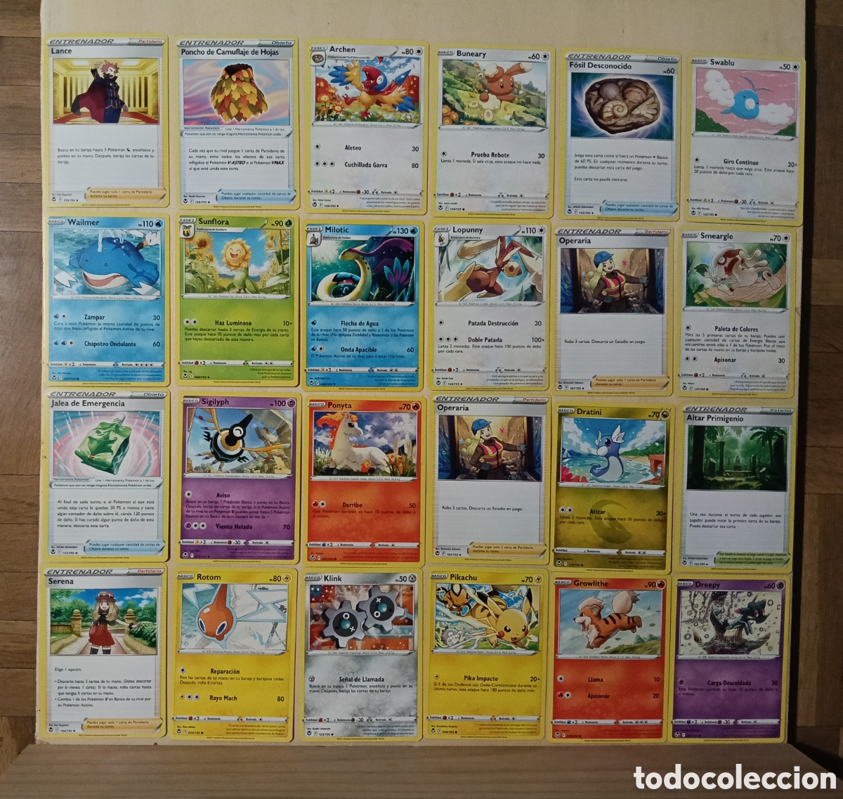 Coleccionismo: cartas base para jugar o completar la colecci&oacute;n regular