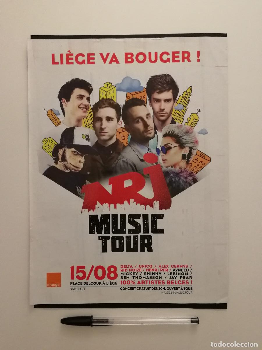 Coleccionismo: ANUNCIO ACARTONADO -A4- NRJ MUSIC TOUR - MUSICA - PUBLICIDAD LAMINA