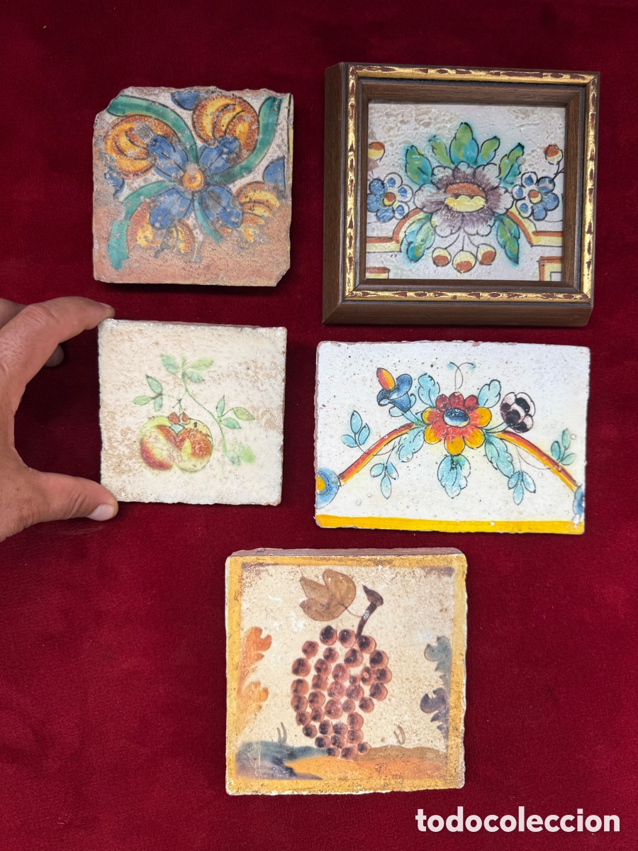 Coleccionismo: Gran lote de baldosas decorativas de coleccion!