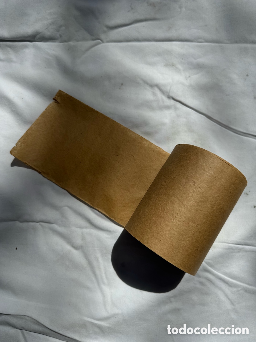 Coleccionismo: Antiguo rollo de papel higi&eacute;nico industrial vintage gran formato