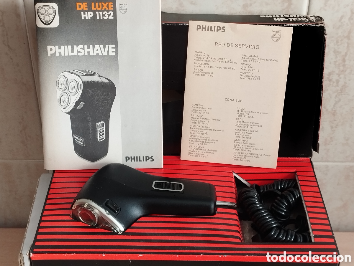 Coleccionismo: MAQUINA AFEITAR PHILISHAVE DE LUXE HP-1132/S NUEVA