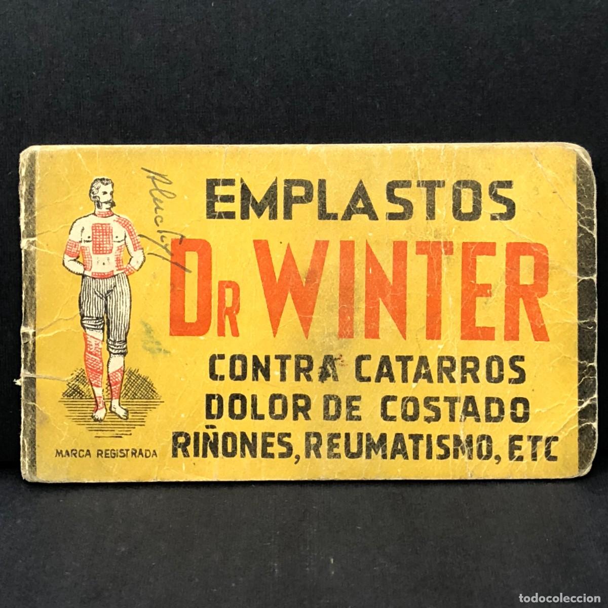 Coleccionismo: EMPLASTOS DR. WINTER - CONTRA CATARROS, DOLOR DE COSTADO, RI&Ntilde;ONES - LIBRETA PUBLICITARIA / 430