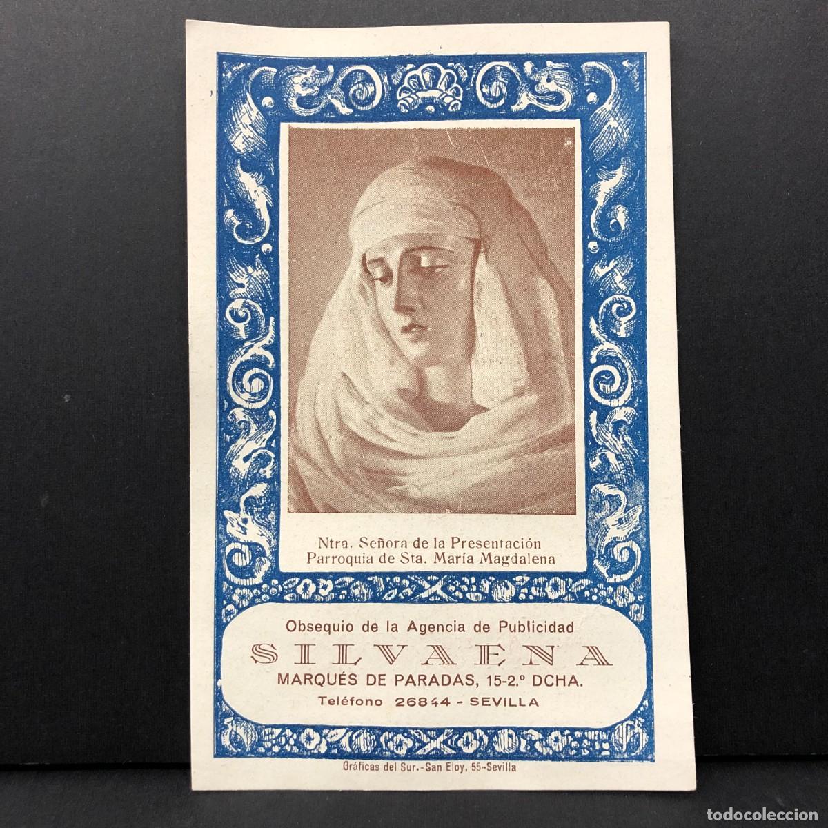 Coleccionismo: NTRA. SE&Ntilde;ORA DE LA PRESENTACI&Oacute;N - PARROQUIA DE STA. MAR&Iacute;A MAGDALENA - SILVAENA - SEVILLA / 444