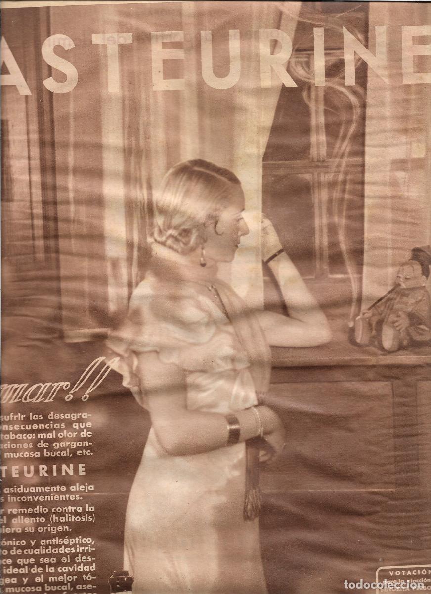 Coleccionismo: A&Ntilde;O 1933 RECORTE PRENSA PUBLICIDAD PASTEURINE ANTISEPTICO VOTO SE&Ntilde;ORITA PERBOROL NUMERO 9