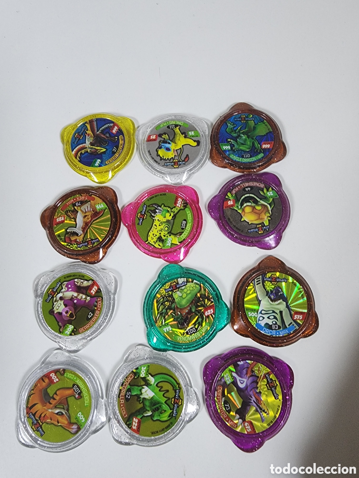 Coleccionismo: Tazos invizimals 16 lote
