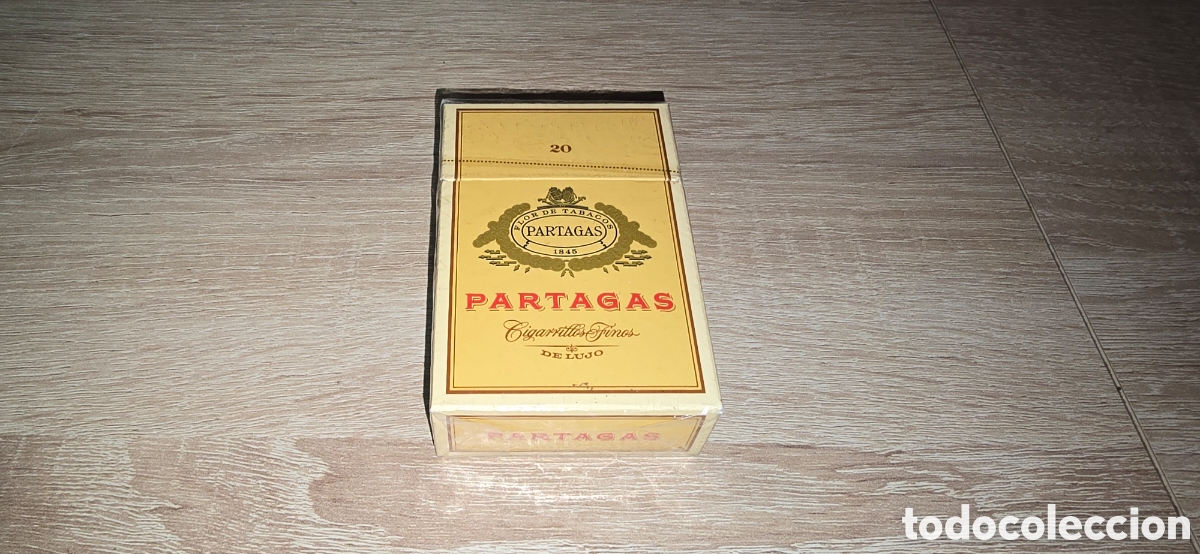 Coleccionismo: PAQUETE DE TABACO - PARTAGAS - CAJETILLA DE 20 CIGARRILLOS - PRECINTADA SIN ABRIR