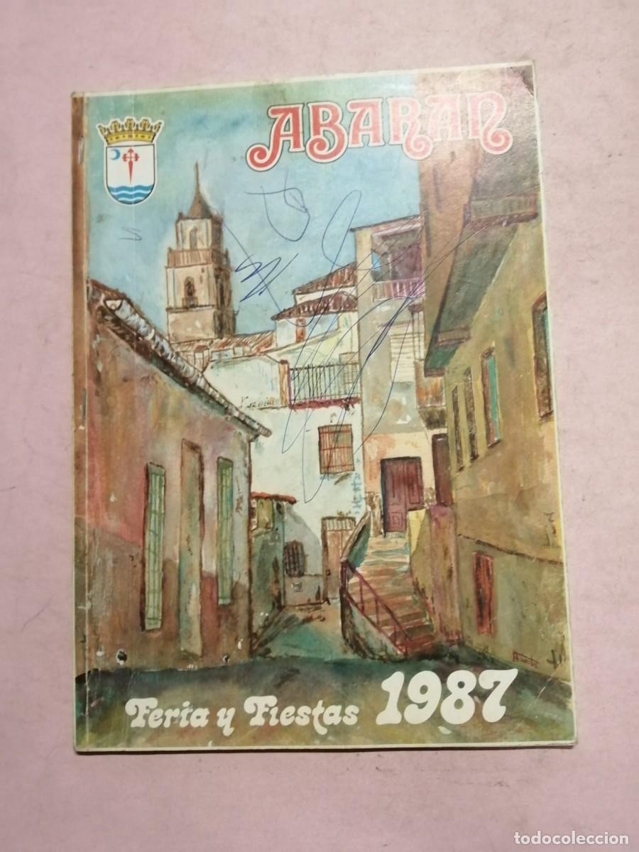Coleccionismo: PROGRAMA DE FIESTAS ABARAN, MURCIA (1987)