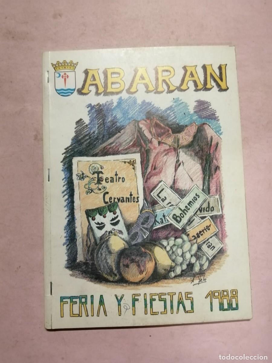 Coleccionismo: PROGRAMA DE FIESTAS ABARAN, MURCIA (1988)