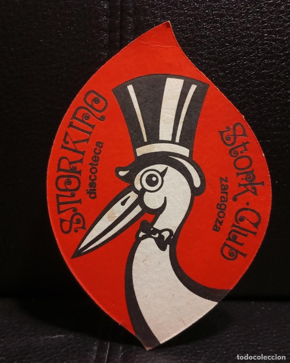 Coleccionismo: STORK CLUB SMOKING DISCOTECA - POSAVASOS - ZARAGOZA - CERVEZA - REFRESCOS - SIDRA - BITTER