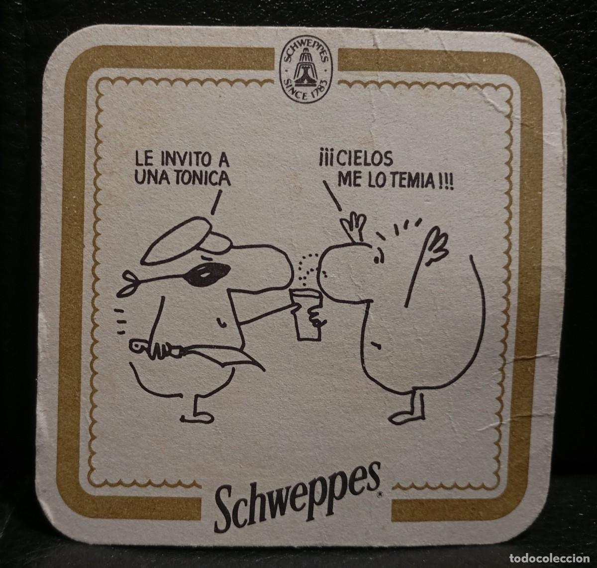 Coleccionismo: TONICA SCHWEPPES - POSAVASOS - CERVEZA - REFRESCOS - SIDRA - BITTER