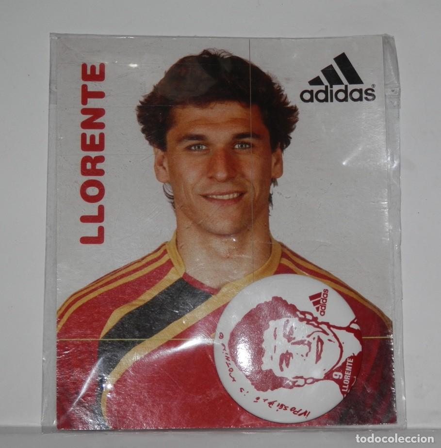 Coleccionismo: CHAPA DE LA SELECCON ESPA&Ntilde;OLA DE FUTBOL - LLORENTE