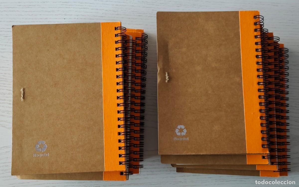 Coleccionismo: LOTE DE BOLSA CON 10 LIBRETAS SIN USAR PROMOCIONALES ECOL&Oacute;GICAS CON ESPIRAL Y BOL&Iacute;GRAFO DE ORANGE