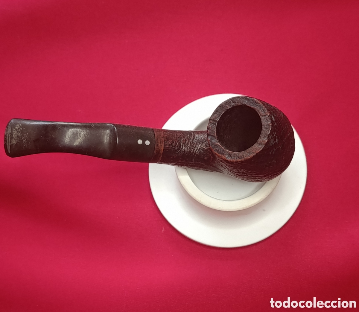 Coleccionismo: Antigua Pipa de Fumar CLIPPER Iberpipsa Mod. 556 - High Class Briar Rusticada - Made in Spain