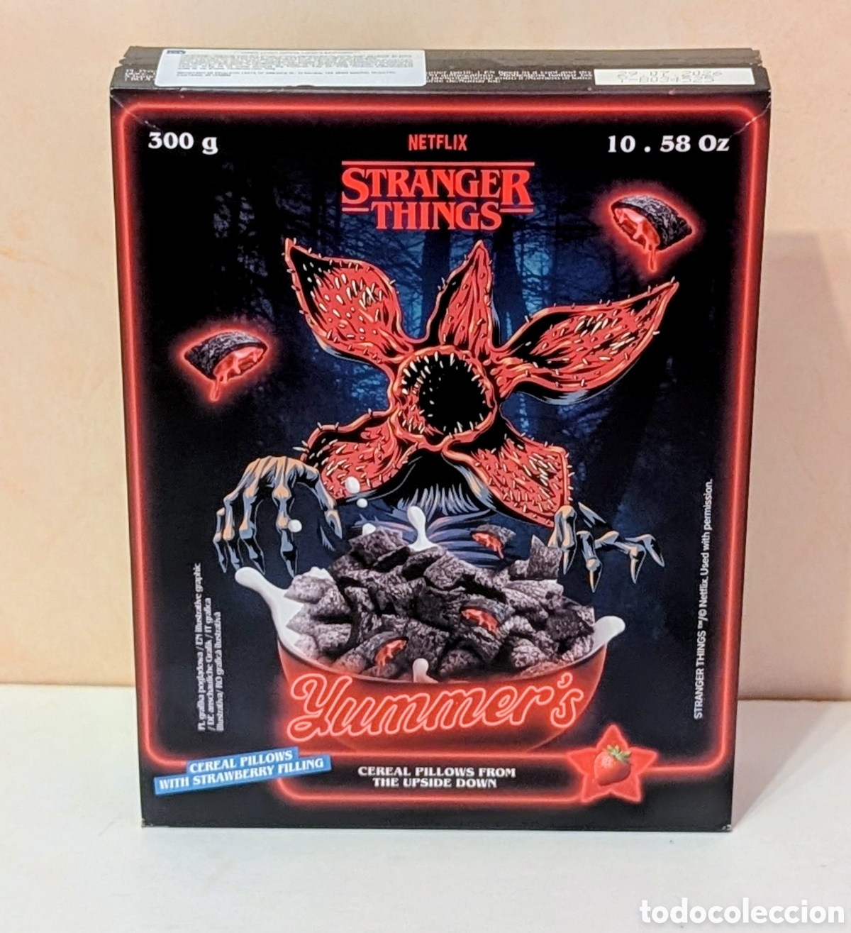 Coleccionismo: Caja cereales sin abrir Stranger Things. Demogorgon. Netflix