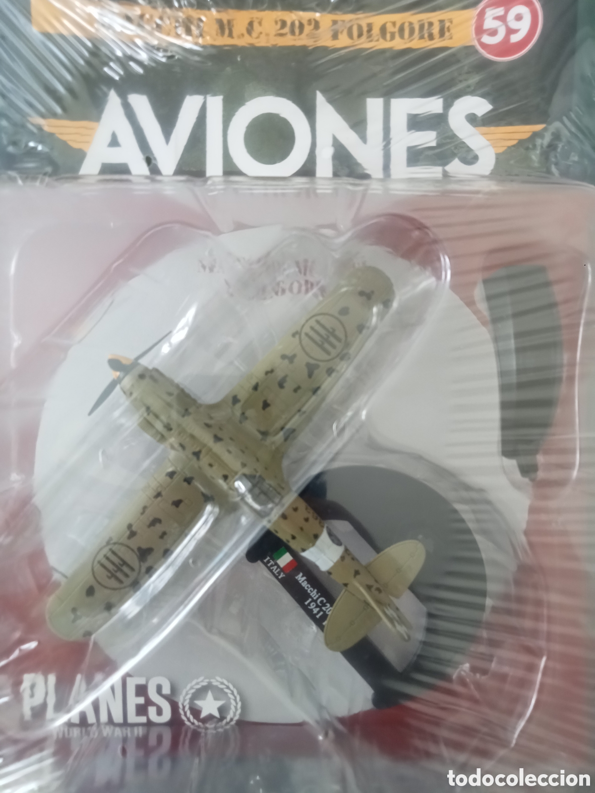 Coleccionismo: Maqueta escala 1/72 Avi&oacute;n italiano Macchi MC 202 Folgore.