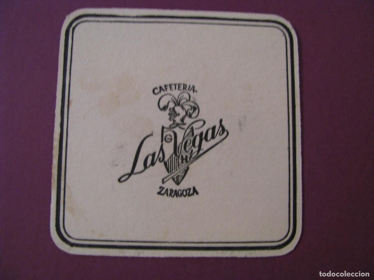 Coleccionismo: POSAVASOS CAFETERIA LAS VEGAS. ZARAGOZA