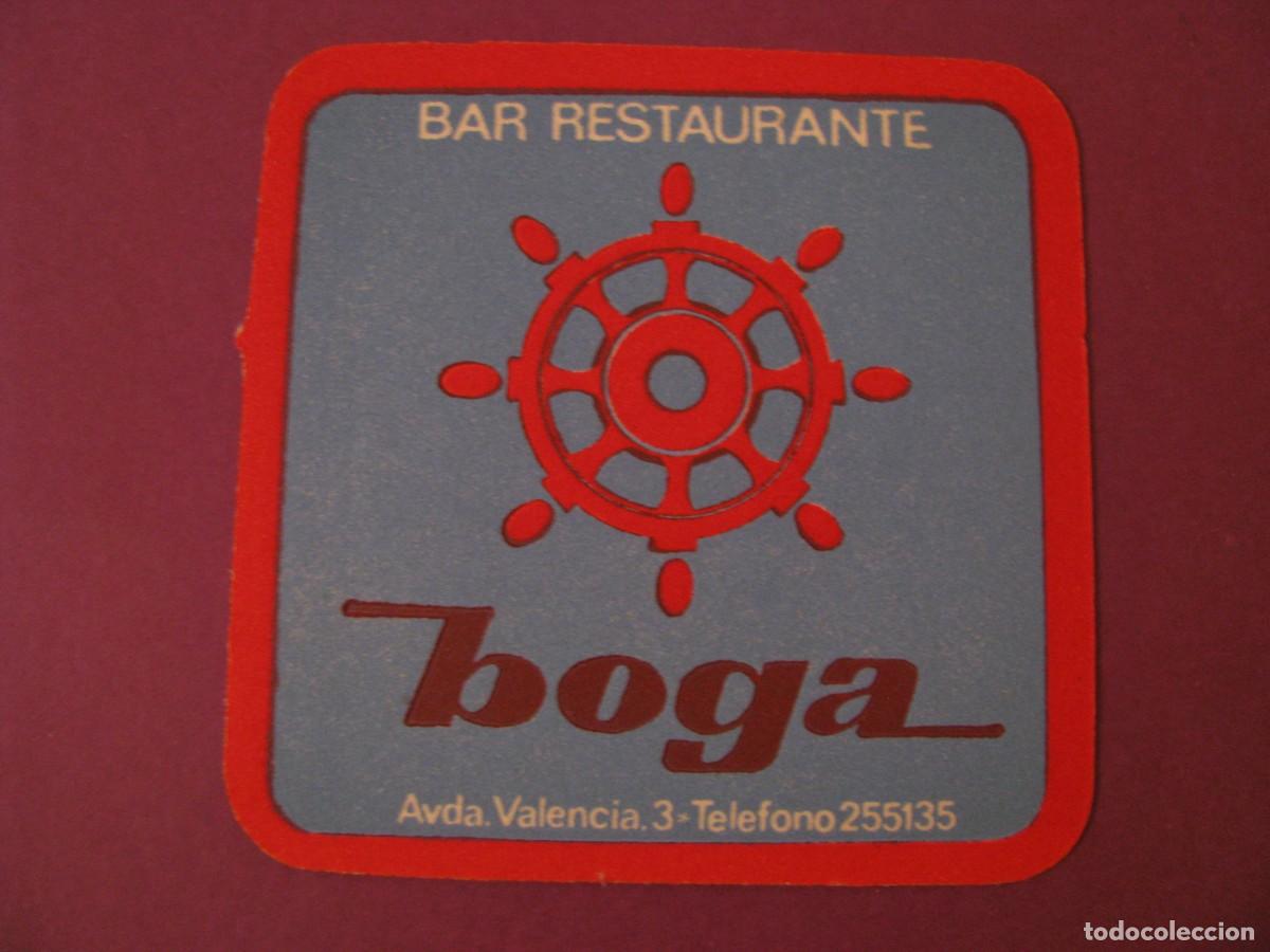 Coleccionismo: POSAVASOS BAR RESTAURANTE BOGA. ZARAGOZA?