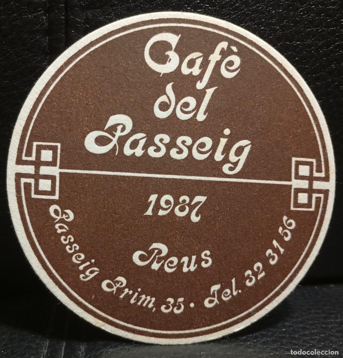 Coleccionismo: CAFE DEL PASSEIG - POSAVASOS - REUS TARRAGONA - CERVEZA - REFRESCOS - SIDRA - BITTER